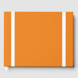 Libro De Visitas Divertidas franjas verticales verticales en Naranj