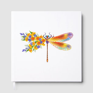 Libro De Visitas Dragón de flores amarillas