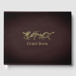 Libro De Visitas Dragón elegante