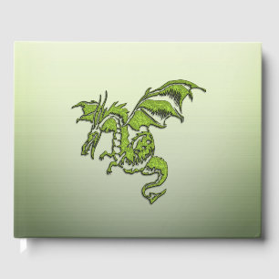 Libro De Visitas Dragón volador verde