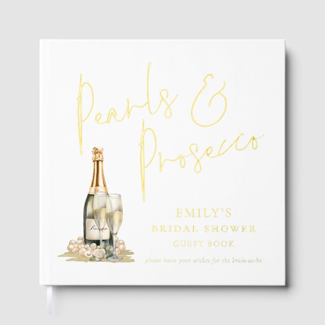 Libro De Visitas Ducha de las perlas y del prosecco (Anverso)