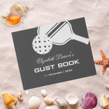 Ducha de Novia para Amantes del Pickball Negro y B