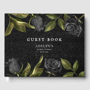 Libro De Visitas Ducha de novia rosa gótica