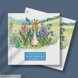 Libro De Visitas Dulce acuarela Peter Rabbit Baby Shower