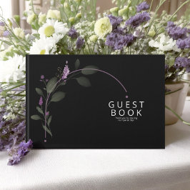 Libro De Visitas Dulce Boda de Arco Floral Lilac ID998