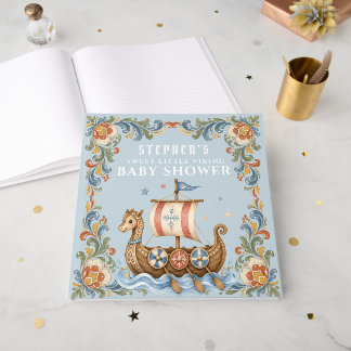Libro De Visitas Dulce Fiesta de Bebé Vikinguito