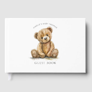 Libro De Visitas Dulce Oso de Peluche Baby Shower