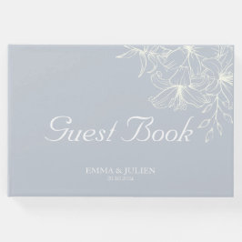 Libro De Visitas Dusty Blue Boda Guest Book