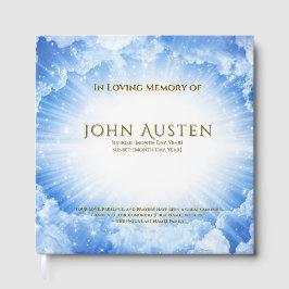 Libro De Visitas Editable Funeral Guest Book