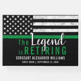 Libro De Visitas Ejército de Jubilación Militar de Bandera de la Lí