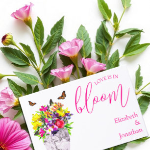 Libro De Visitas El amor en el Boda floral en flor