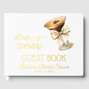 Libro De Visitas El amor está hirviendo Taza de Espresso Martini De