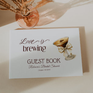 Libro De Visitas El amor está hirviendo Taza de Espresso Martini De