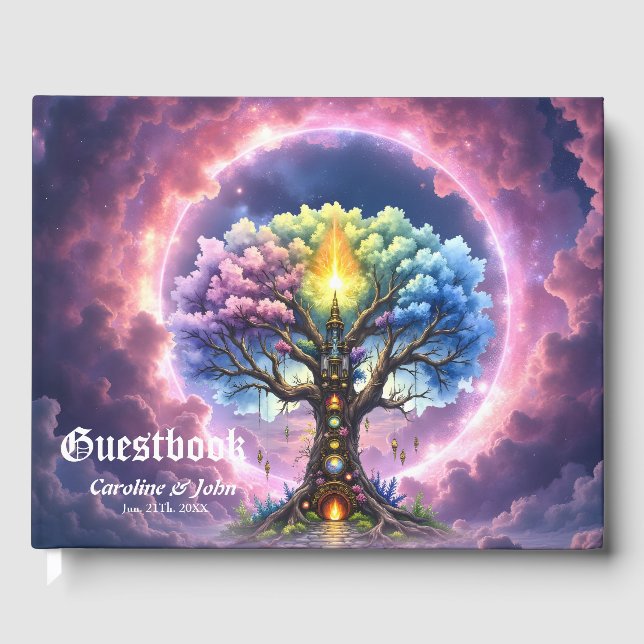 Libro De Visitas El Árbol Celestial de los Reinos Eternos.  (Anverso)
