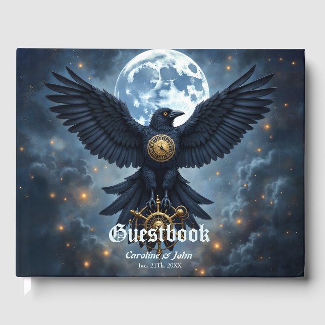 Libro De Visitas El Cuervo Celestial.  (Anverso)