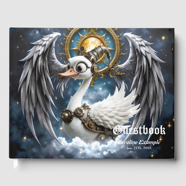 Libro De Visitas El Curioso Cisne de Relojería.  (Anverso)