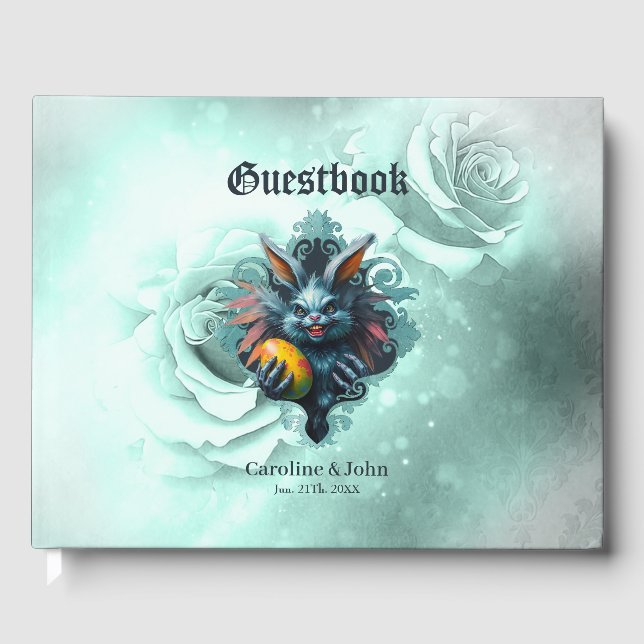 Libro De Visitas El espeluznante conejo de Pascua, (Anverso)