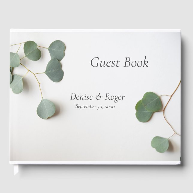 Libro De Visitas El eucalipto sale con espacio de texto (Anverso)