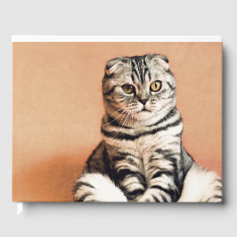 Libro De Visitas El Gatito Cute Se Extiende