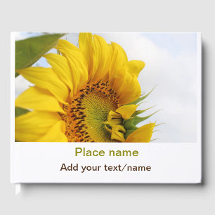 Libro De Visitas El jardín de girasol amarillo añade el nombre de t