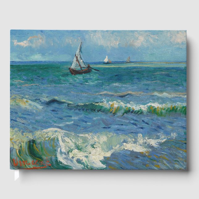 Libro De Visitas El mar en Les Saintes Maries de la Mer | Van Gogh (Anverso)