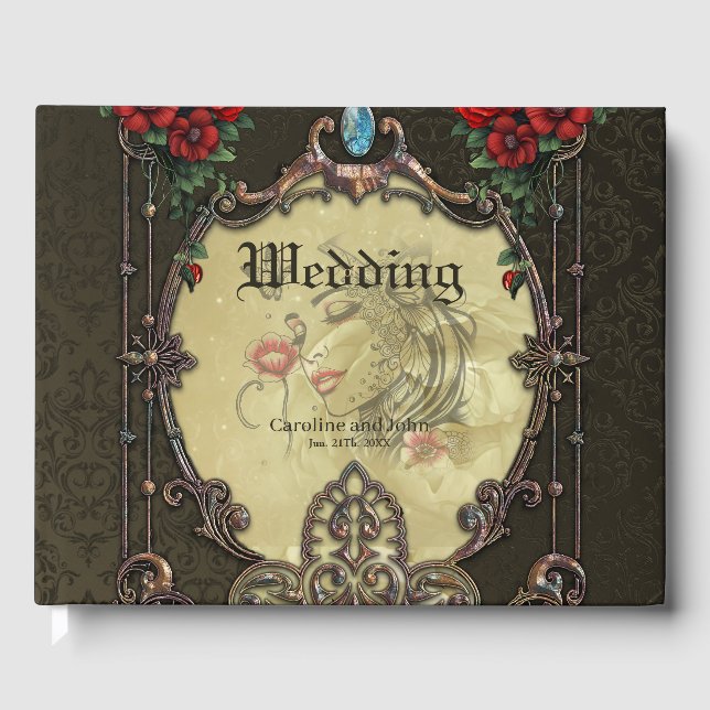 Libro De Visitas El marco ostenta un diseño opulento (Anverso)