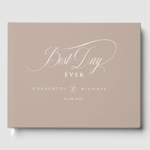 Libro De Visitas ¡EL MEJOR DÍA DE LA HISTORIA! Elegante, Boda