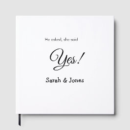 Libro De Visitas Él preguntó ella dijo que sí compromiso simple min