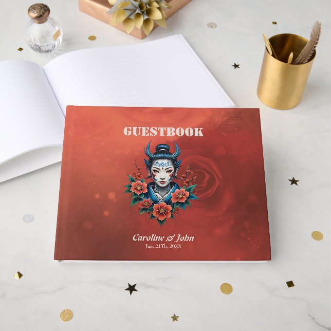 Libro De Visitas El secreto de la belleza pálida, (Anverso Abierto)