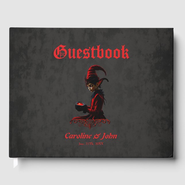 Libro De Visitas El tiempo de los navidades oscuros. (Anverso)