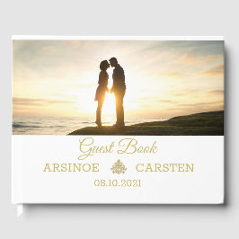 Libro De Visitas Elegancia dorada