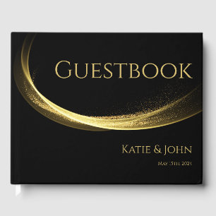 Libro De Visitas Elegancia dorada-Boda-