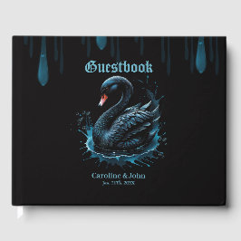 Libro De Visitas Elegancia en movimiento, el cisne negro,