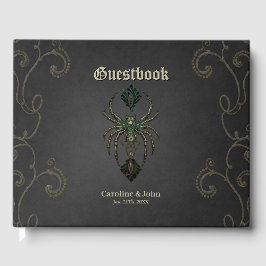 Libro De Visitas Elegancia mecánica, araña en la oscuridad.