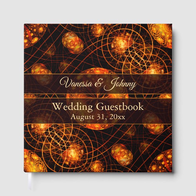 Libro De Visitas Elegant Classic Boho Modern Gold #901 Wedding (Anverso)