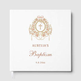 Libro De Visitas Elegant Frame Holy Cross Baptism Guest Book