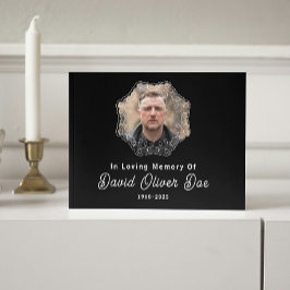 Libro De Visitas Elegant Minimalist Photo Classic Memorial Funeral