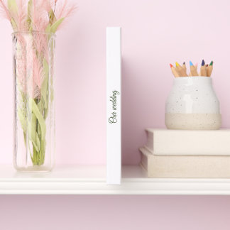 Libro De Visitas Elegant Sage Green & Beige Foliage Guest Book