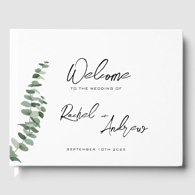 Libro De Visitas Elegante (Anverso)