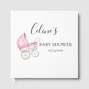 Libro De Visitas Elegante Baby Shower de portaequipaje