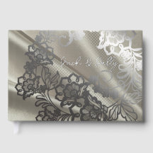 Elegante Boda de encaje negro