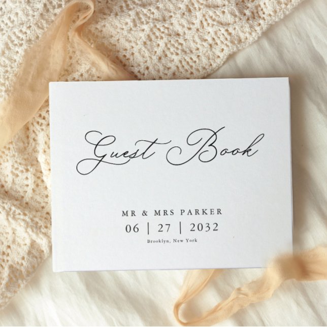 Libro De Visitas Elegante Boda de escritura de caligrafía tradicion (Subido por el creador)