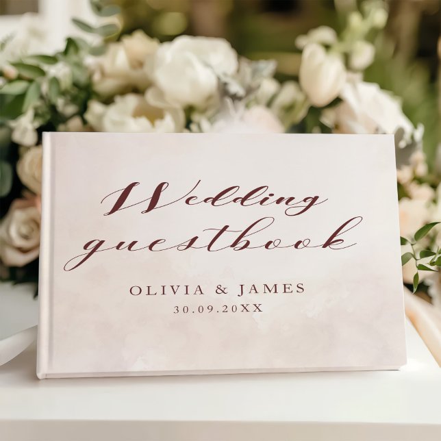 Libro De Visitas Elegante Boda Floral Boho (Subido por el creador)
