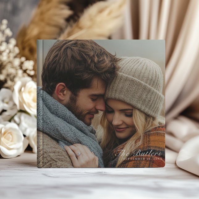 Libro De Visitas Elegante Boda fotográfico personalizado (Subido por el creador)