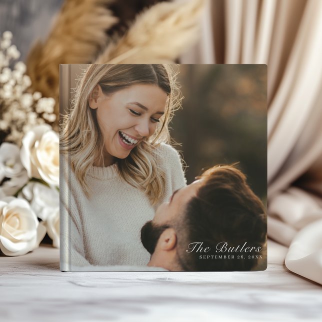 Libro De Visitas Elegante Boda fotográfico personalizado (Subido por el creador)