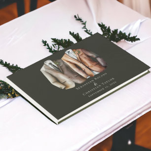 Libro De Visitas Elegante Boda gay, dos novios en traje