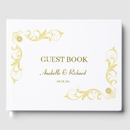 Libro De Visitas Elegante Boda victoriano