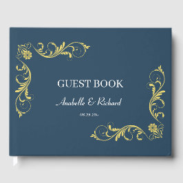 Libro De Visitas Elegante Boda victoriano