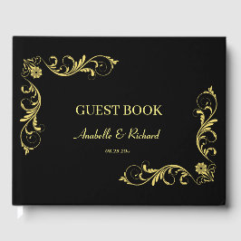 Libro De Visitas Elegante Boda victoriano