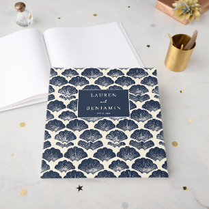 Libro De Visitas Elegante Concha Marina Náutica